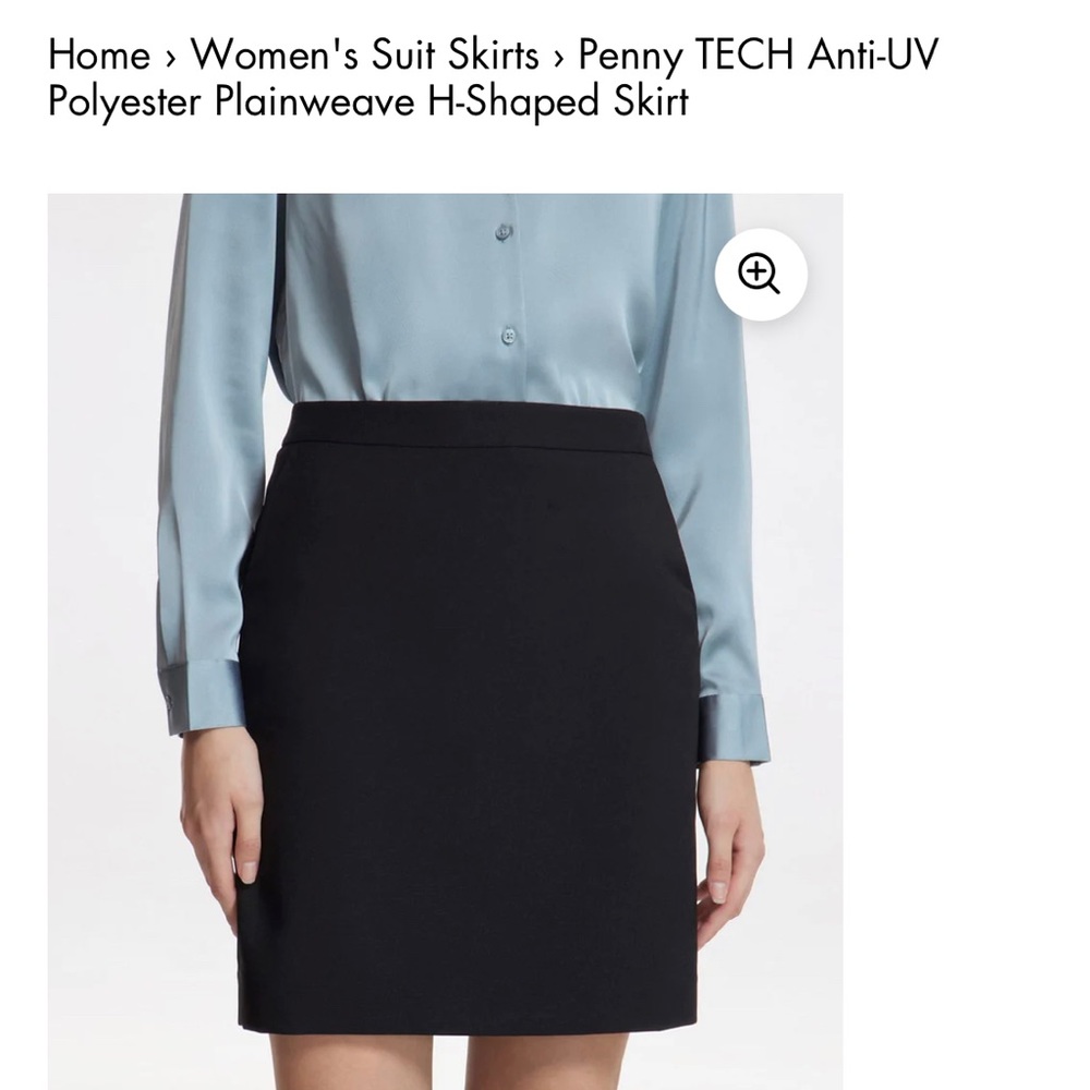 Business suit skirt